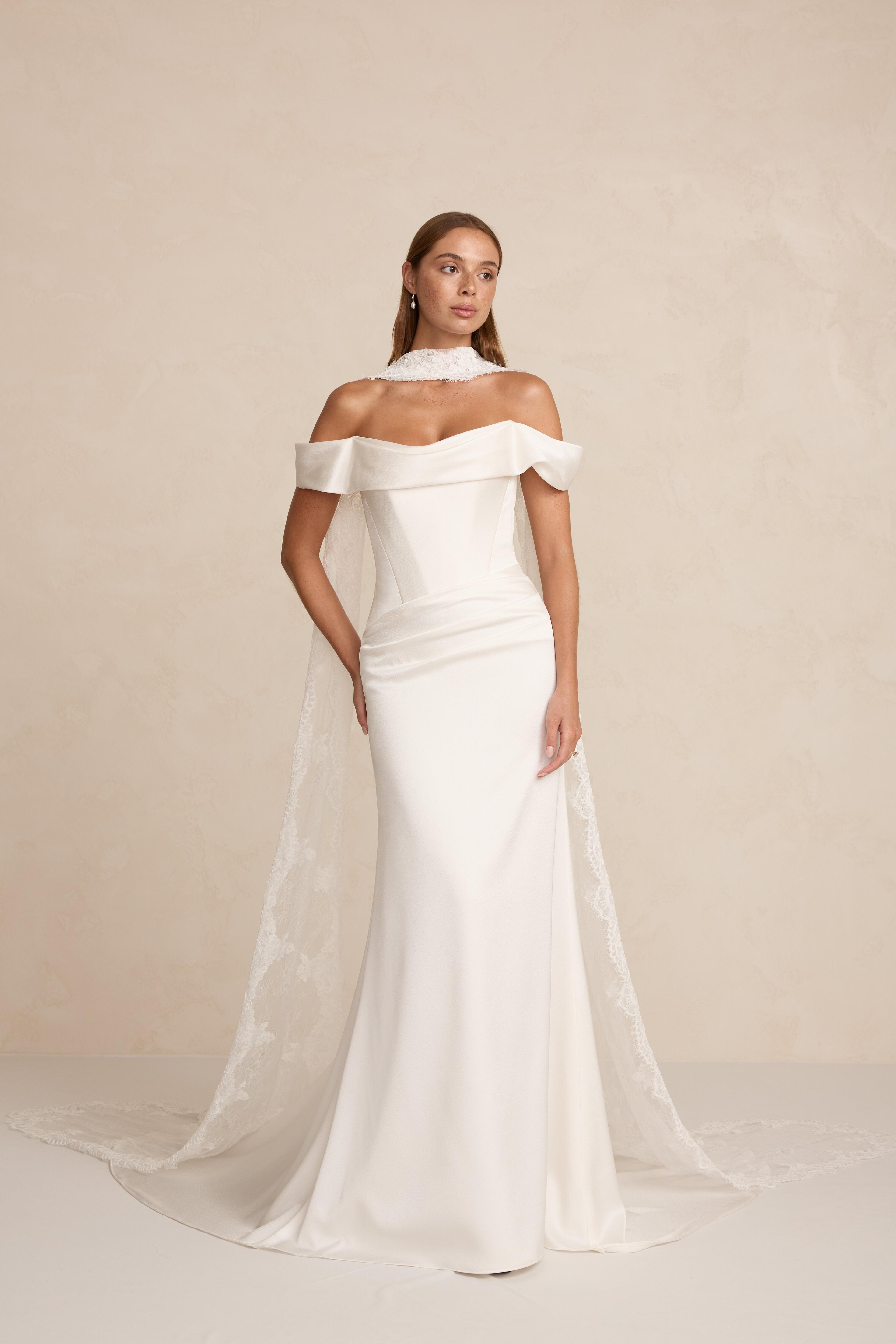 Made with Love gown close-up